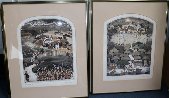 Graham Clarke (1941-) History of England Series 19 x 15in.